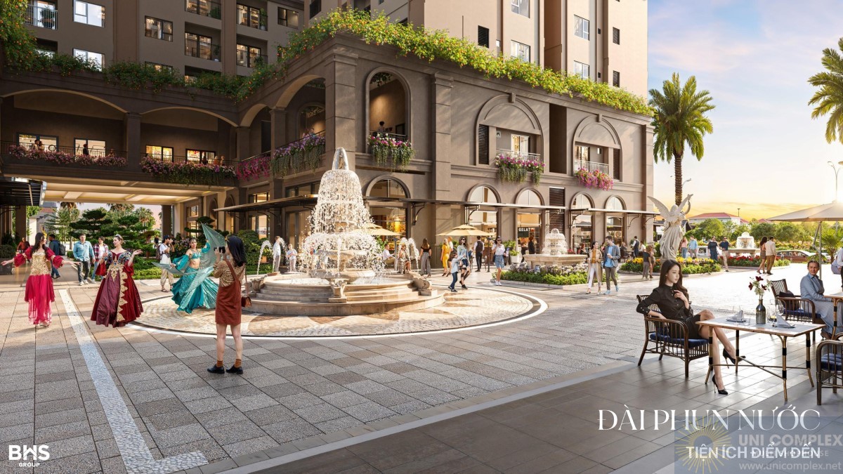 Dự án Citymark Residence - Tiện ích đài Phun Nước