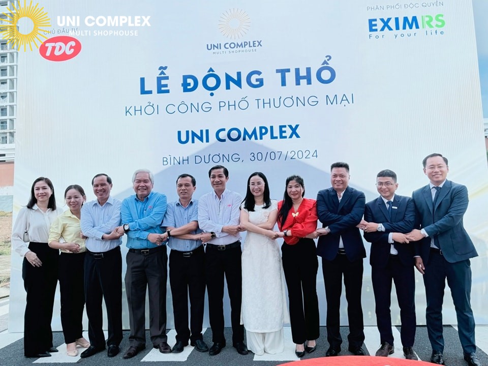 Lễ động Thổ Dự án Nhà Phố Uni Complex Bình Dương