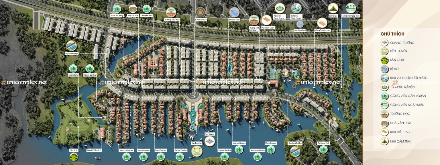 Mặt bằng dự án Gold Coast Vũng Tàu