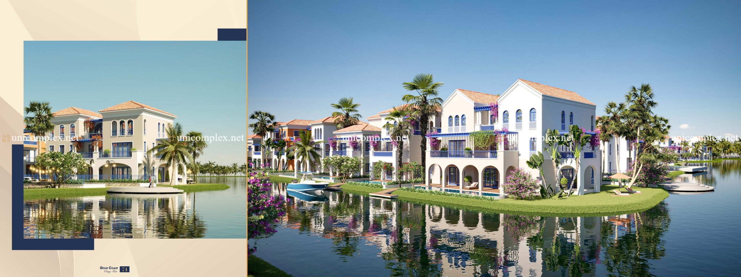 mẫu nhà dự án Gold Coast Vũng Tàu