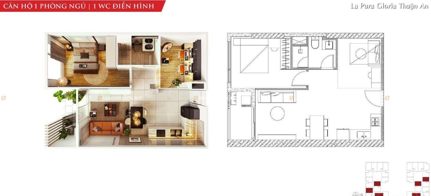 Thiết Kế Căn Hộ Lapura Gloria 4