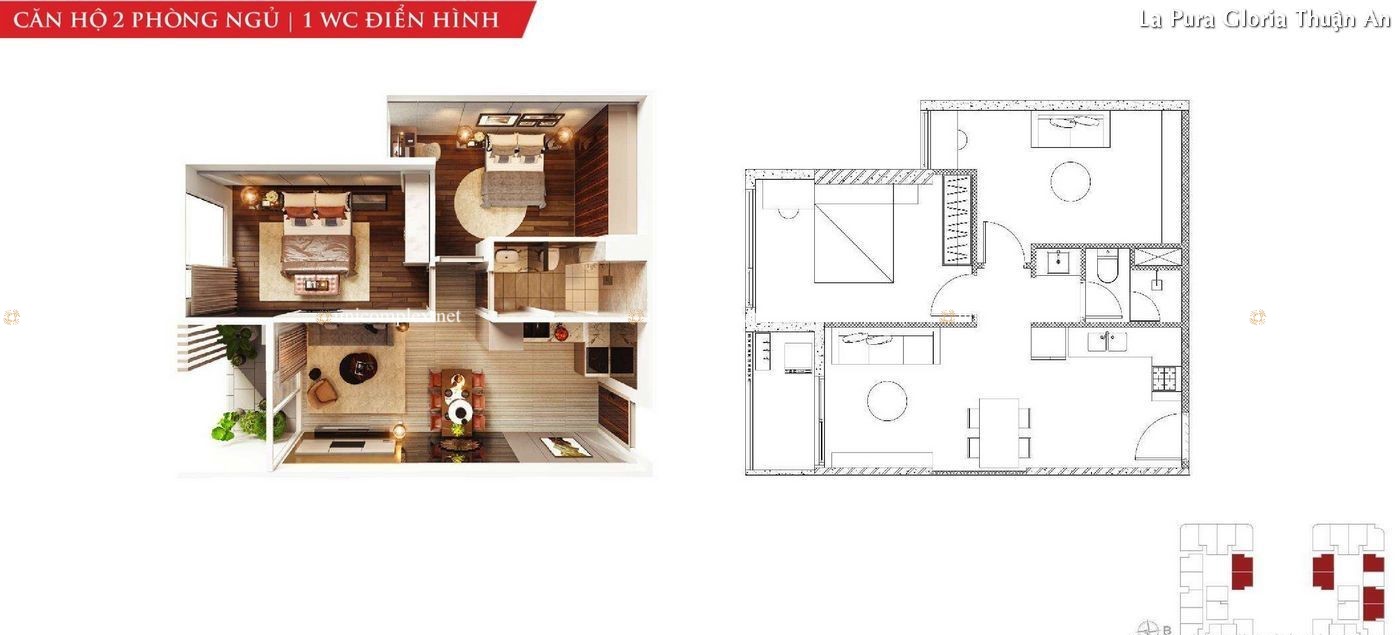 Thiết Kế Căn Hộ Lapura Gloria 5