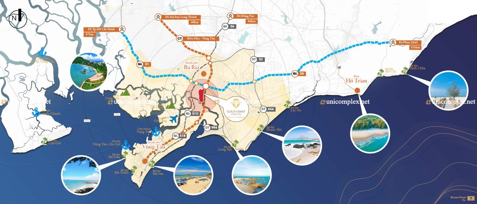 Tiện ích dự án Gold Coast Vũng Tàu 01